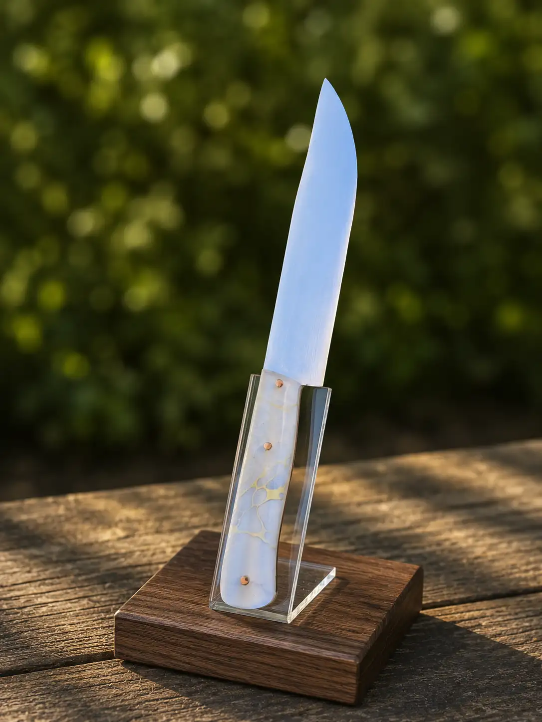 Manche époxy blanc